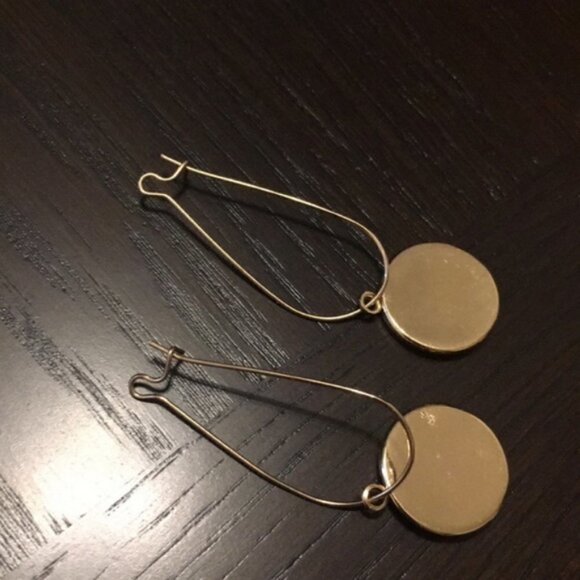 Boho elegant green gypsy circle earrings jewelry … - Picture 6 of 7